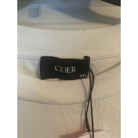 NWT Cider Brand Women's Cream Color Sleeveless Tank Top Shirred Size 3X - Picture 4 of 7